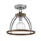 Westinghouse Pendant SemiFlush- 60W Oak Lane Barnwood Galvanized Steel Accents 6127500 - alternate 6